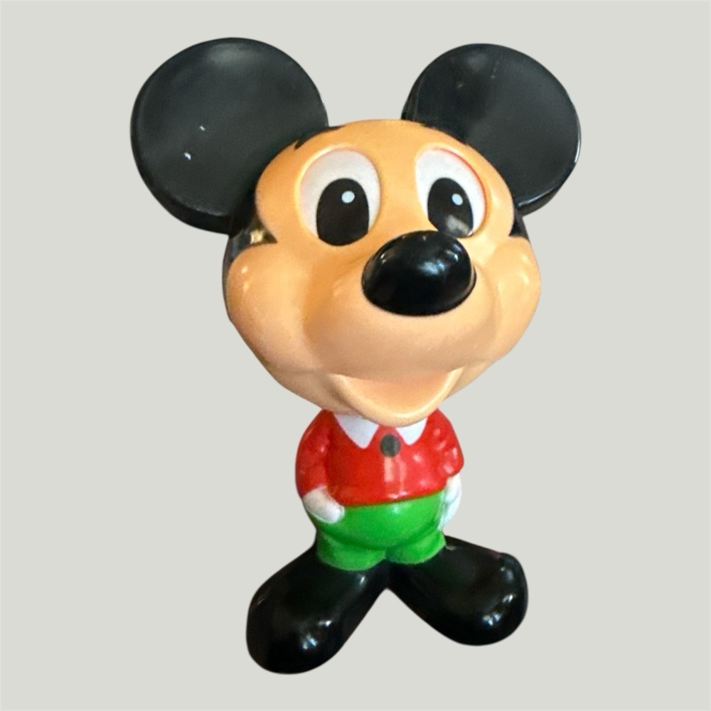 Mattel 1970 Vintage Talking Mickey Mouse Pull String Figure Walt Disney Works